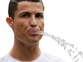 cr7 pazent molar eau glaire crachat cristiano vomie qlf vomi paz ronaldo