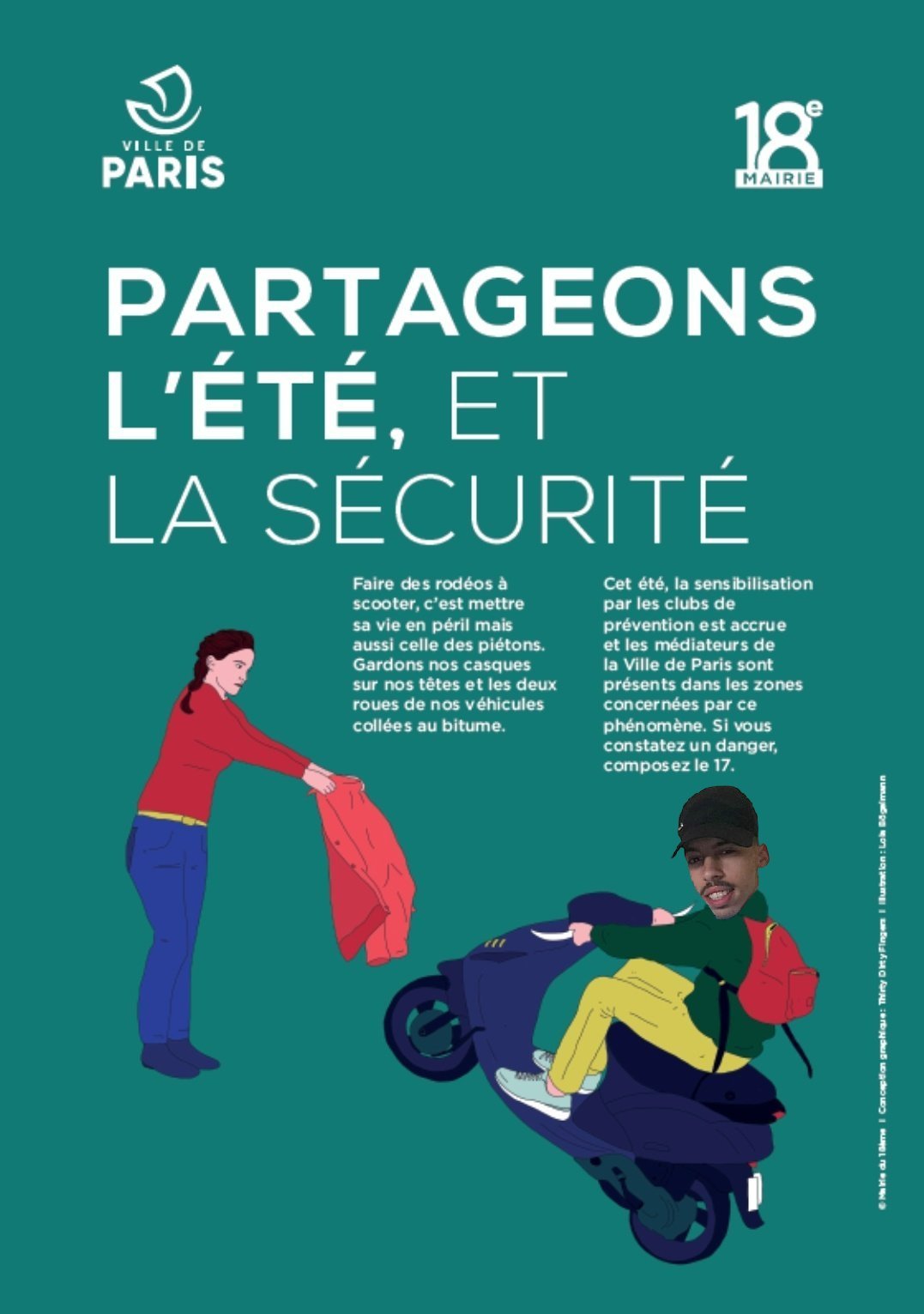 paris rodeo risitas propagande affiche progressisme