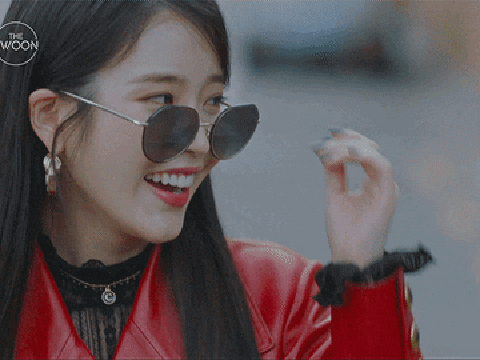 korean gif coreenne lunettes iu cool