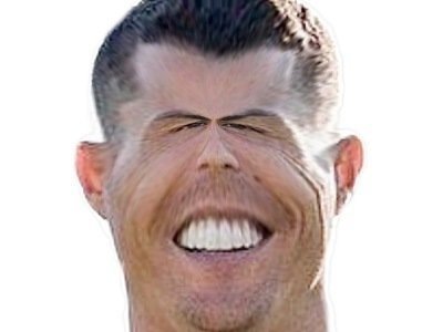 Sticker cr7 ronaldo cristiano risitas foot par MightFight