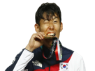 heung-min-asiatique-medaille-mignon-son-football