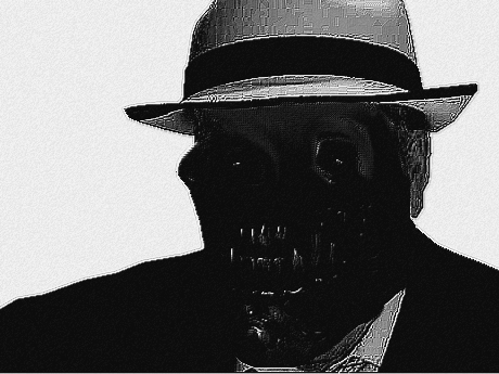 Sticker issou risitas creepy par Jzuo