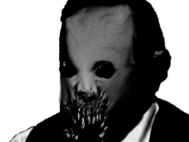 Sticker creepy risitas issou par Jzuo