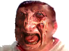 risitas tete screamer freddy horreur peur crie gore sang