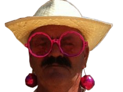 boucle travelo lunette plage shemale travesti risitas zoom chapeau collier