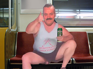 metro risitas manspreading biere