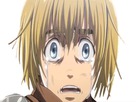titans snk larmes peur des armin lattaque triste