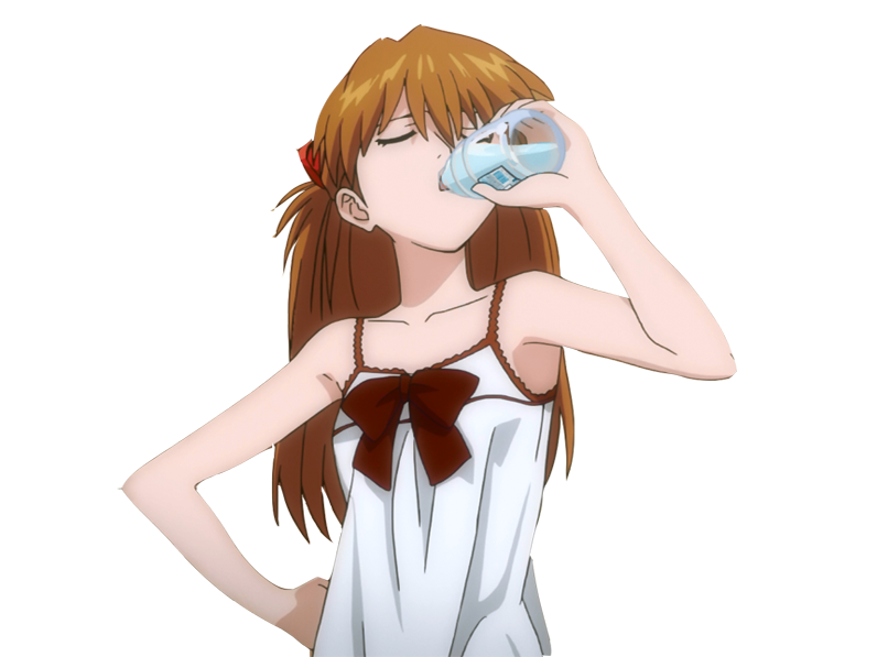 boit evangelion eau sohryu boisson larme langley kikoojap manga anime asuka