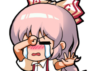 Sticker mokou kikoojap tristesse par Ecleasia