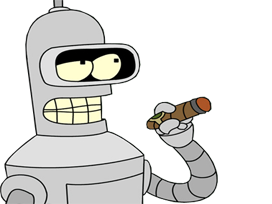 10 interessant cigare futurama parle bender