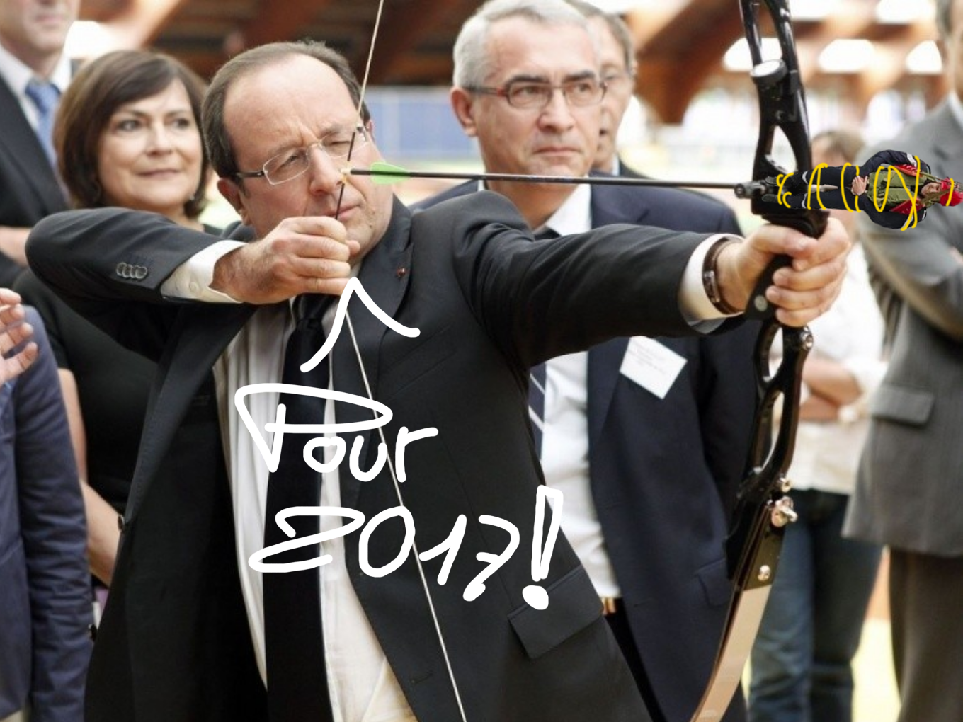 2017 fleche politic macron hollande