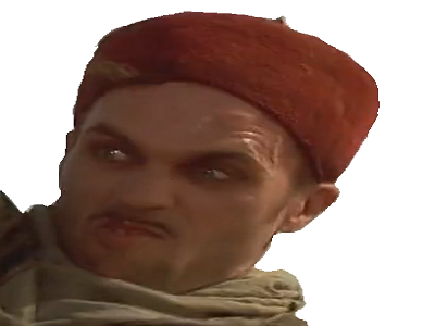 benny momie regard degout fou