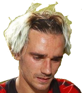 griezmann cheveux fou