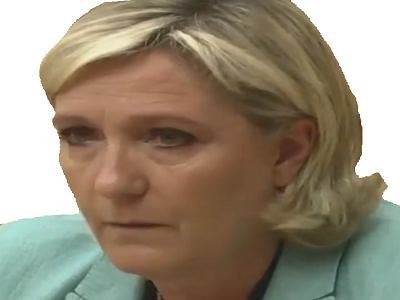 Sticker marine fn choque lepen other par Exdarksasuke