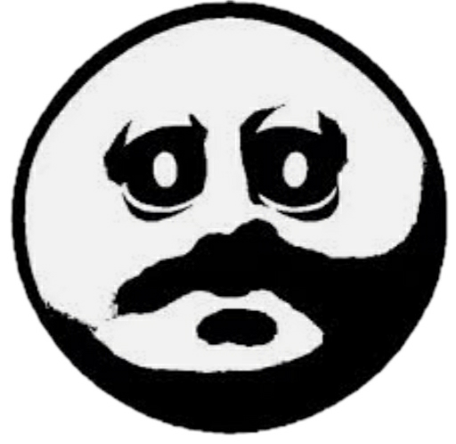 emoji monochrome cursed