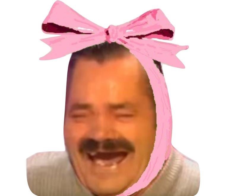 risitas ruban rose cadeau