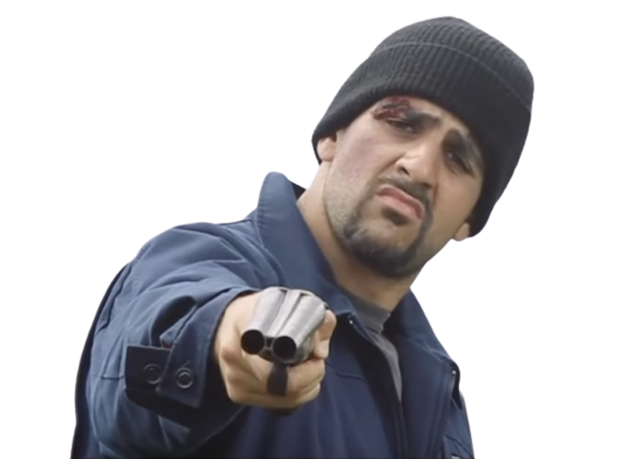 papacito flingue arme