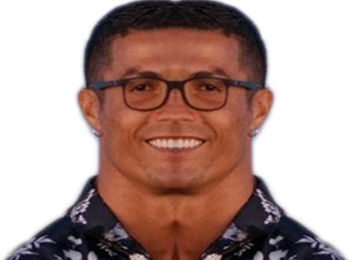 Sticker qlf risitas ronaldo miroir par GenZBoomer
