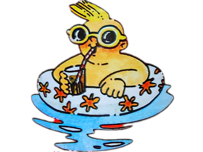 soda sirop soleil boisson boue cola blond lunette coke coca vacance sucre steff