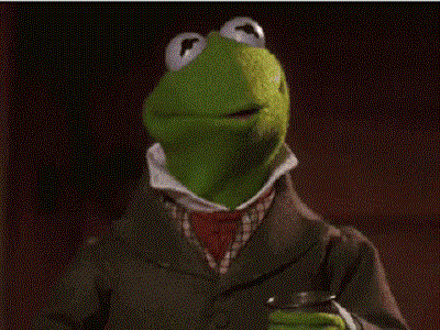 costume regard boire kermit verre