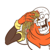 spaghetti-sueur-squelette-papyrus-kikoojap-stress-undertale