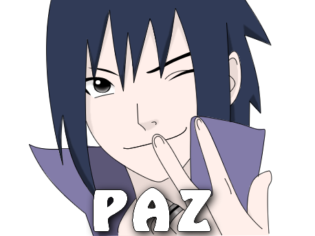 peace risitas clin paix oeil naruto sasuke paz kikoojap