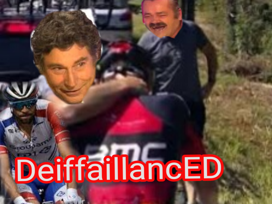 Sticker tdf deiffaillance de tour france par MollemaMarlou2