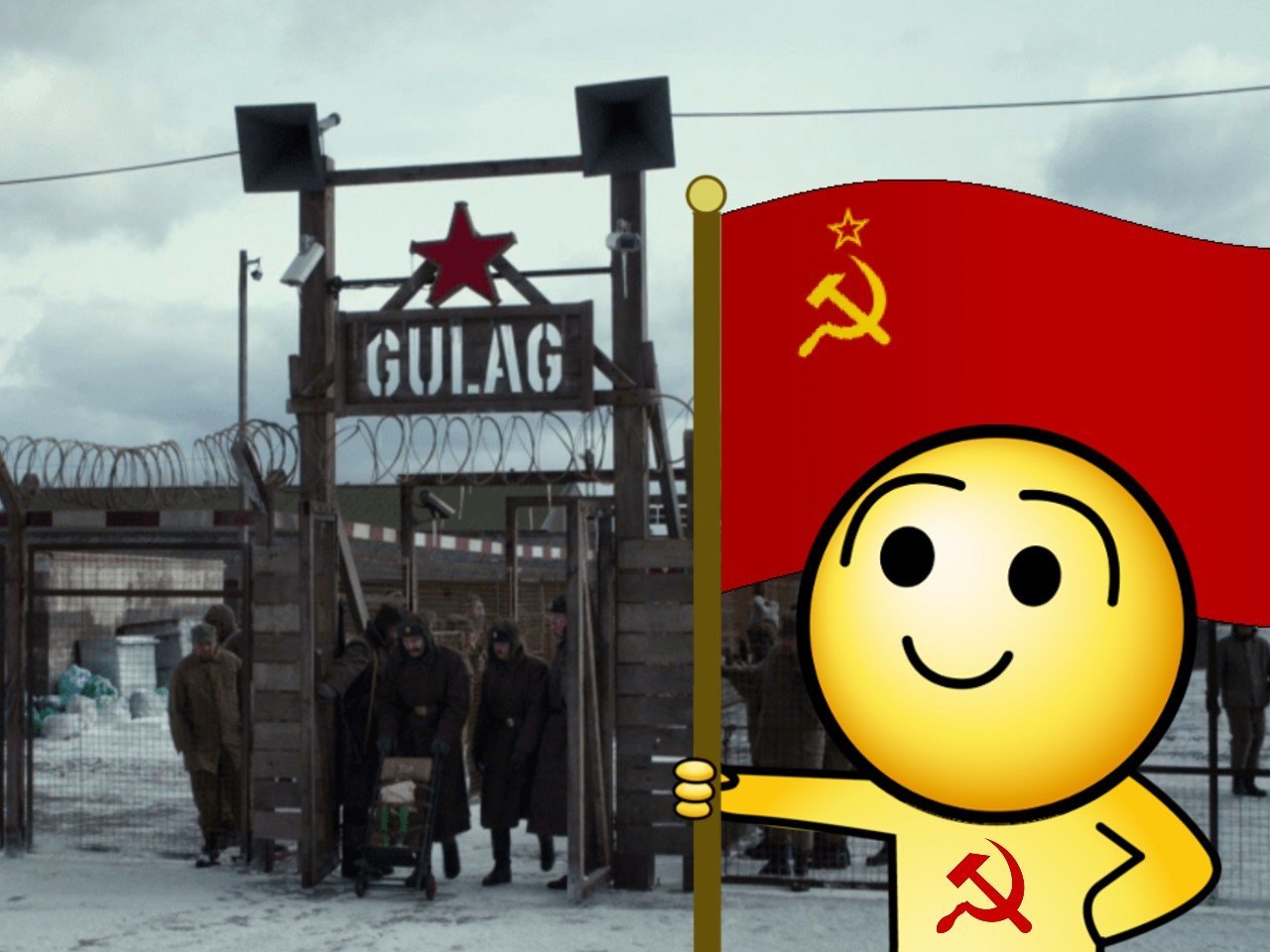 smiley goulag jvc communiste gulag hap