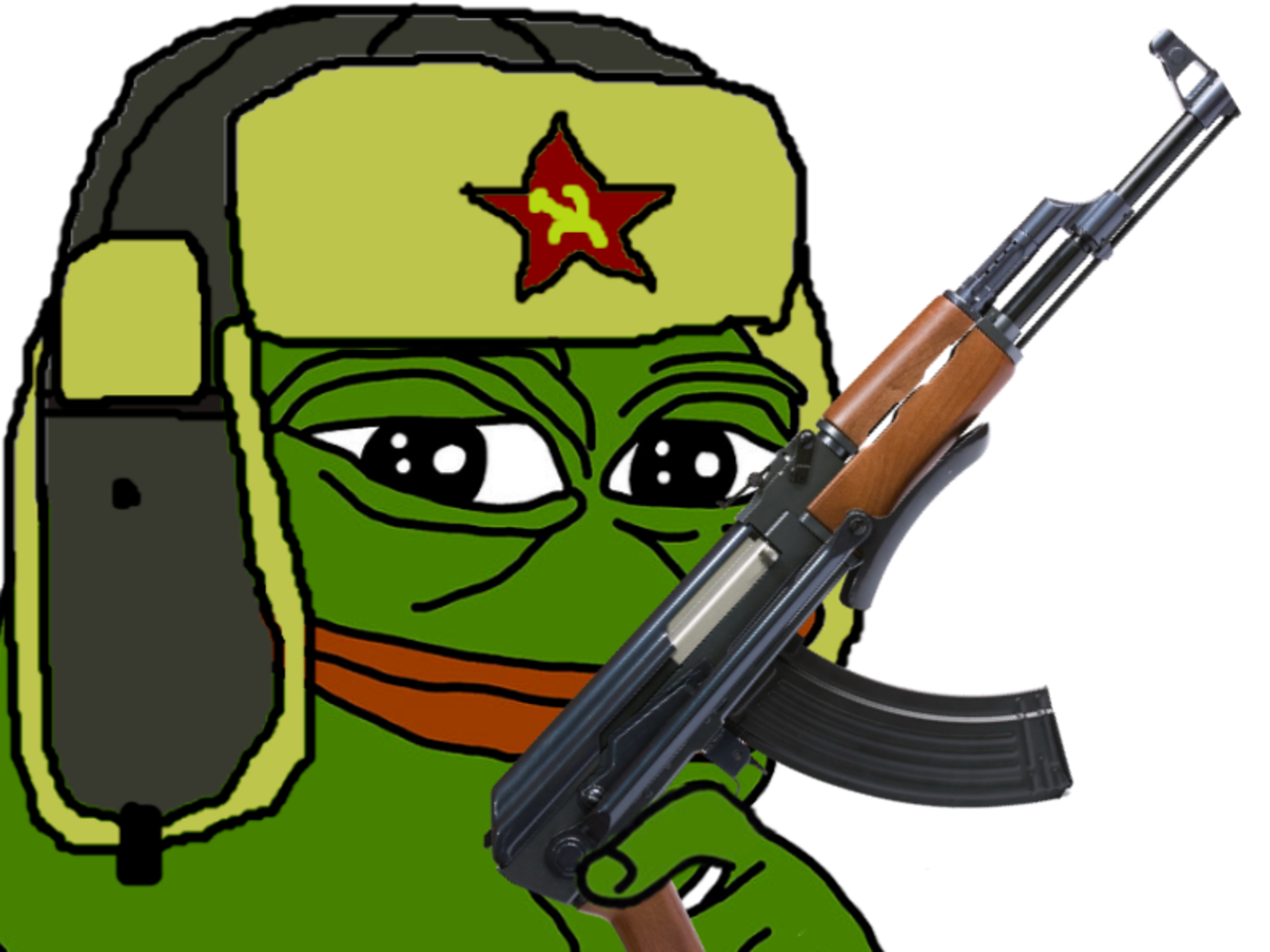 communiste the meme urss ak47 communisme pepe frog