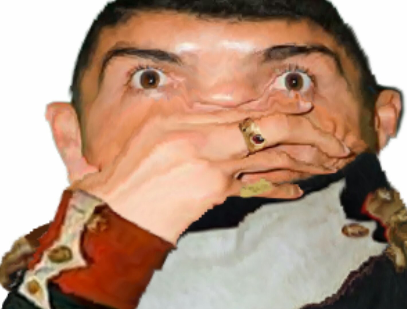 paz ouh ent choque ronaldo