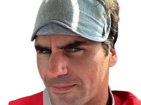 federer tennis suisse jvc goat masque roger