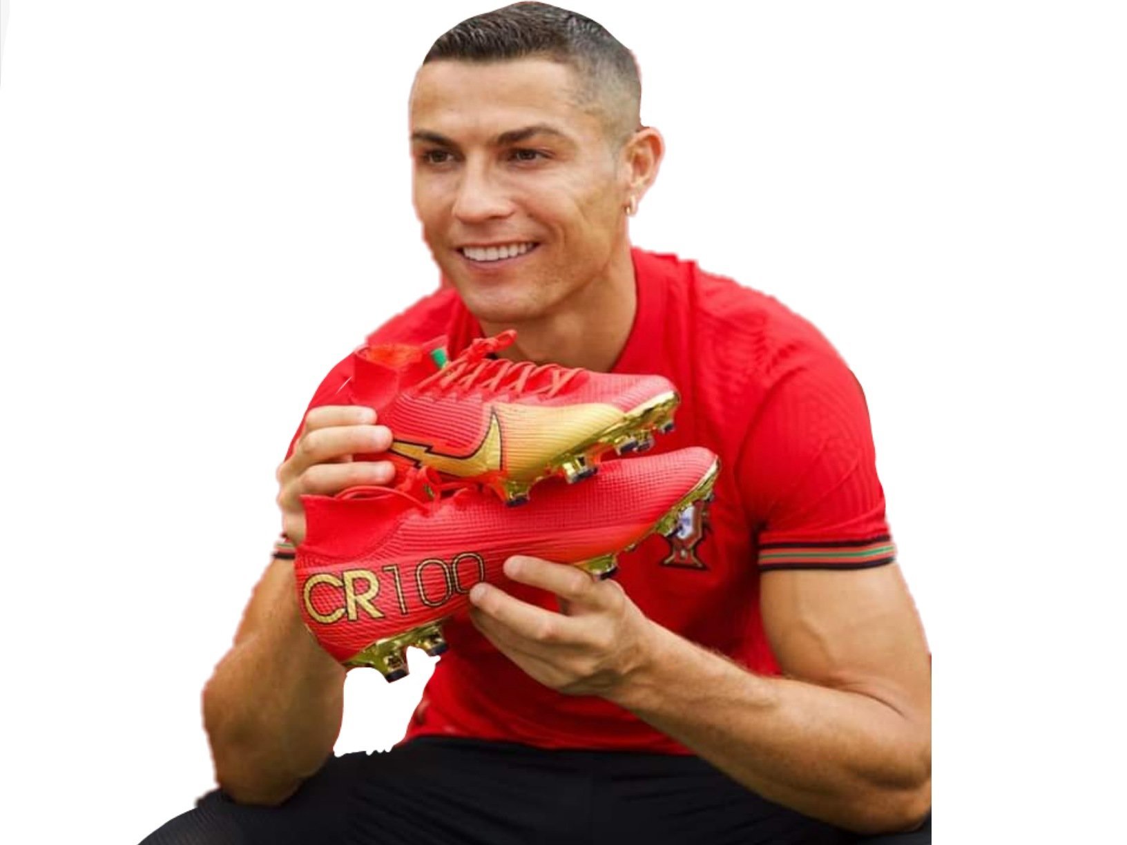 ronaldo foot paix trophee sourire cr7 paz qlf sport