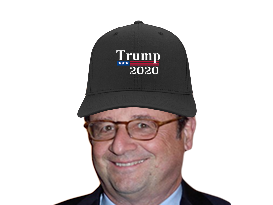 francois casquette trump hollande maga politic