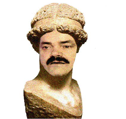 risitas statue antique antiquite buste grec juifbiencuit