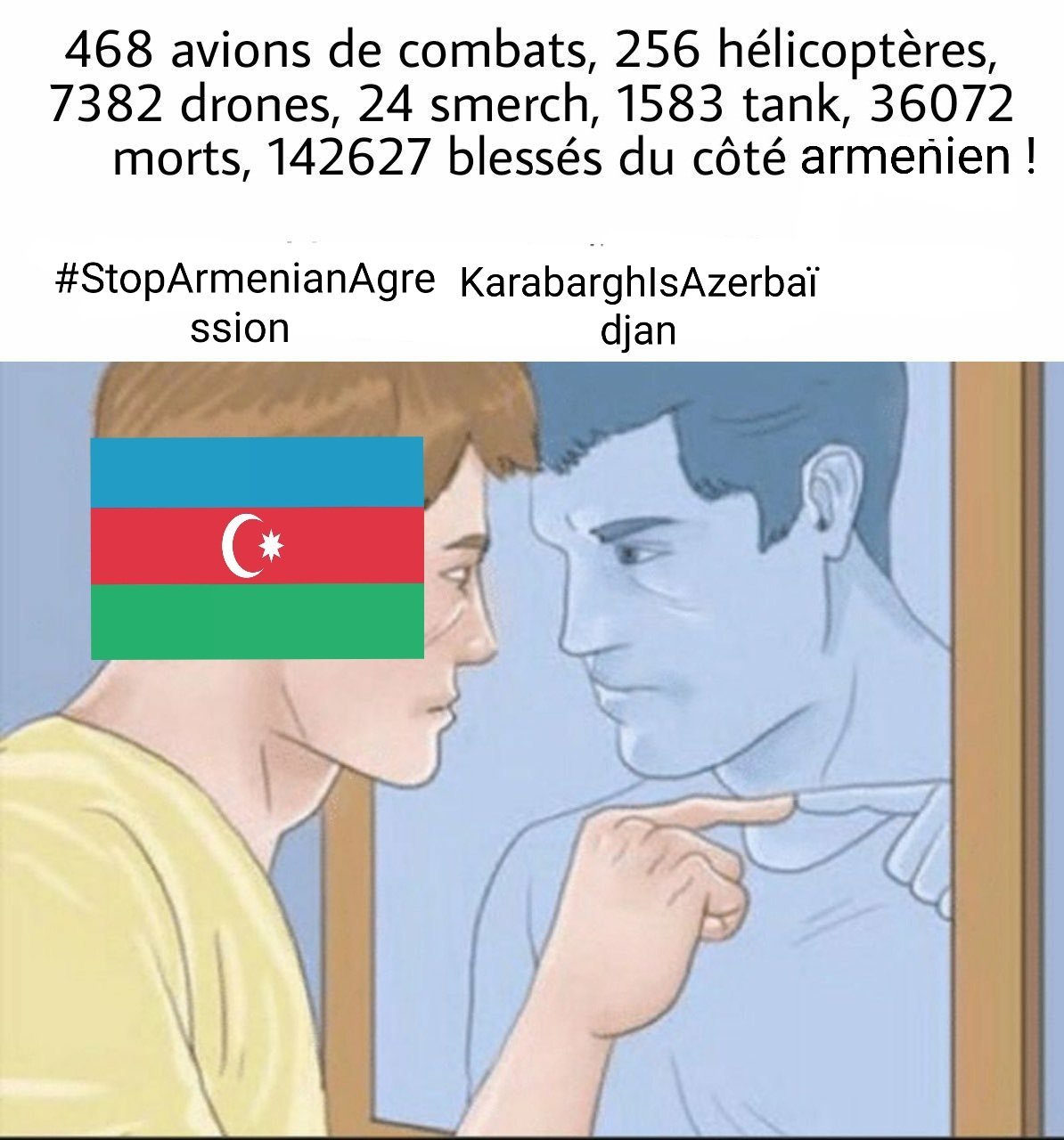drone pleure armenie bakou azerbaidjan meme rage armee risitas larme karabargh seum turquie pls sourcils
