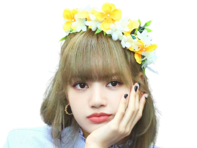 lisa kpop fleurs