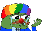 memes-frog-larme-main-triste-rouge-pourquoi-nez-pleure-sad-other-mains-perruque-clown-honk-the-meme-honkler-pepe
