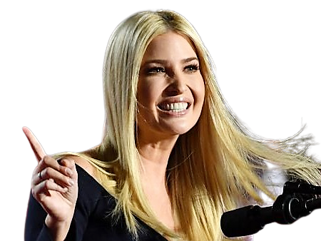 2024 trump jvc repulicains ivanka blonde doigt usa