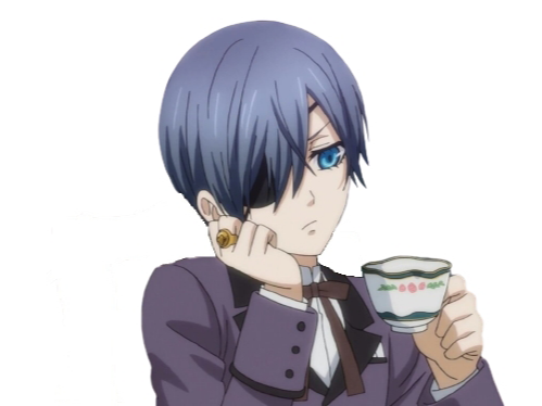 black kikoojap ciel patient the phantomhive attente butler
