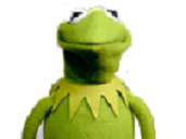 Sticker kermit frog debout other par Kermitz