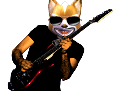 rock fox mccloud electrique barbe assault starfox metalleux sunglasses lunettes tinnova guitare noires metal