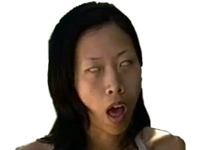 ann yeux ciel bouche ouverte survivor shi au