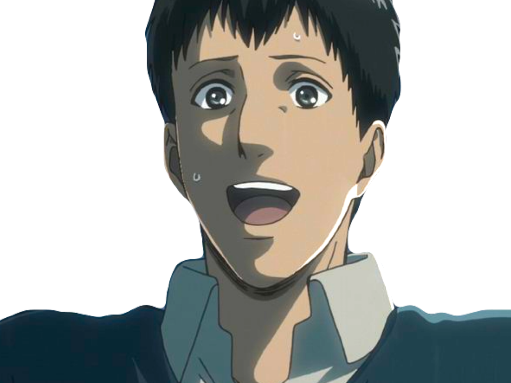 anime attack malaise kyojin on heureux gene sourire sourit bertolt lattaque isayama snk bertholt kikoojap enthousiaste shingeki sueur titans hajime titan no hoover des