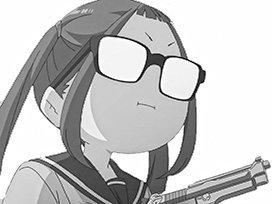 monochrome kikoojap gun glass