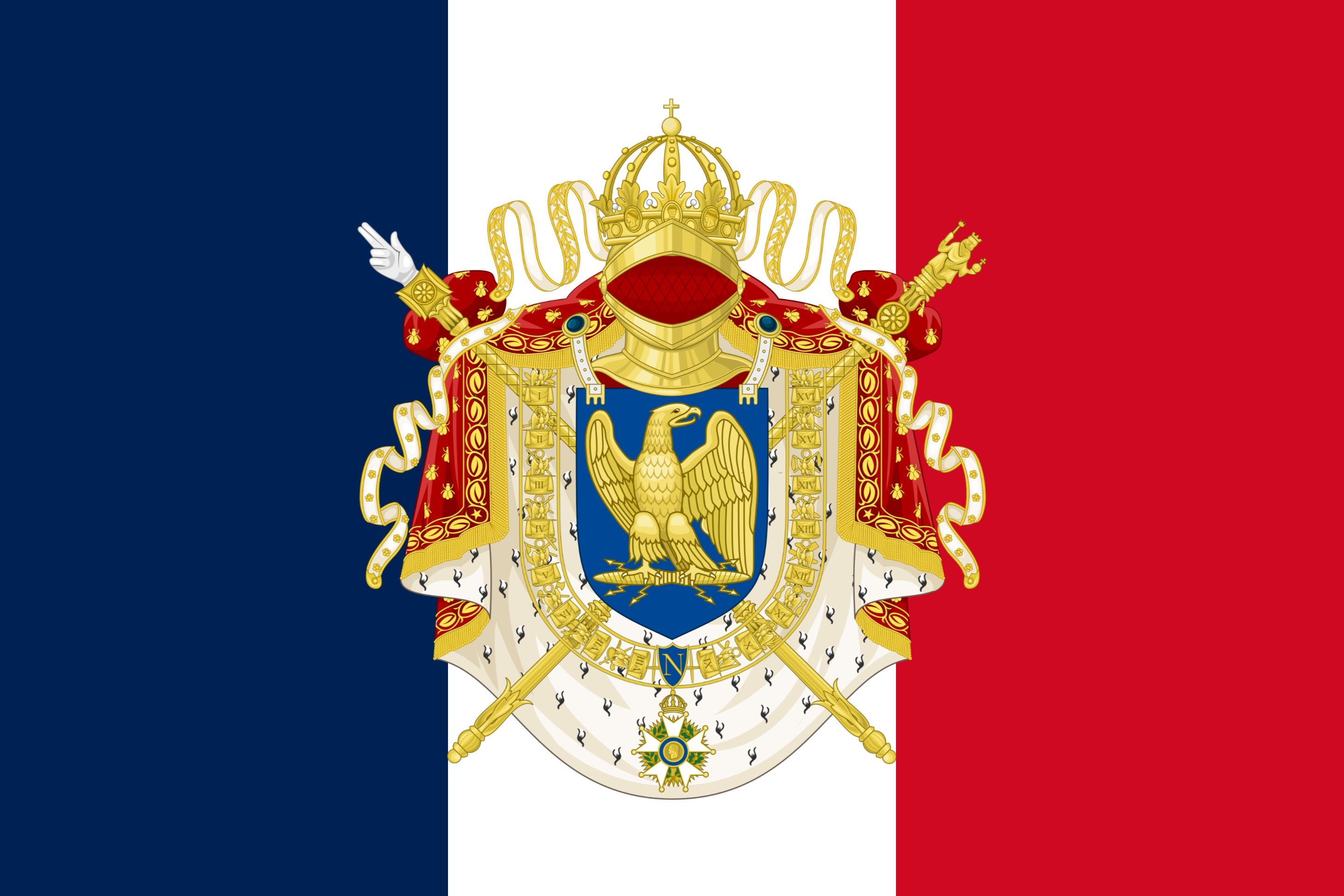 france empereur drapeau empire politic francais
