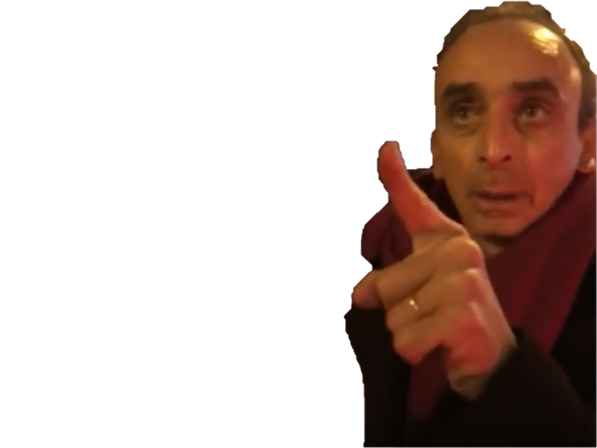 hebreux zemmour rue eric doigt menace
