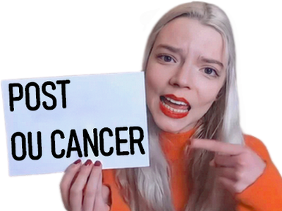 anya ou taylor cancer joy post