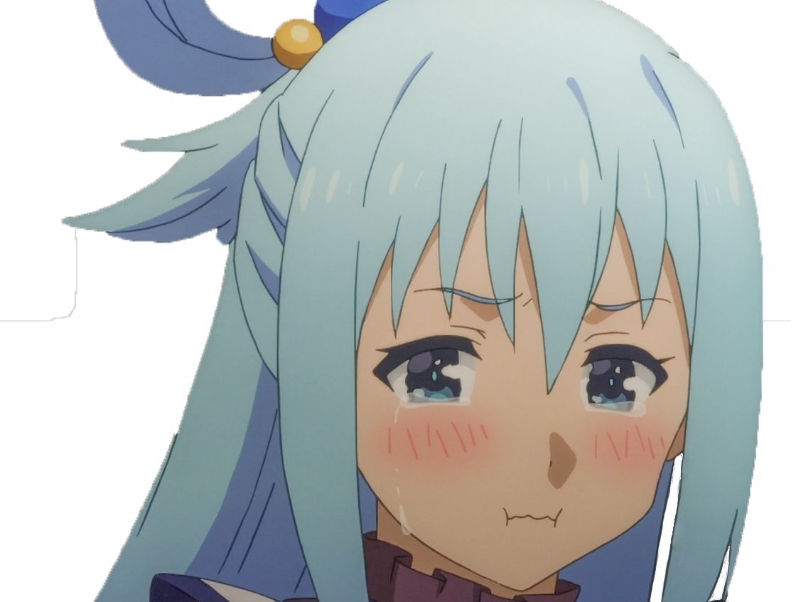 kikoojap deprime aqua triste pleure konosuba