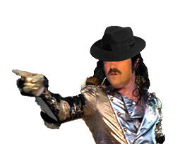Sticker jackson risitas doigt michael par ToocoCla