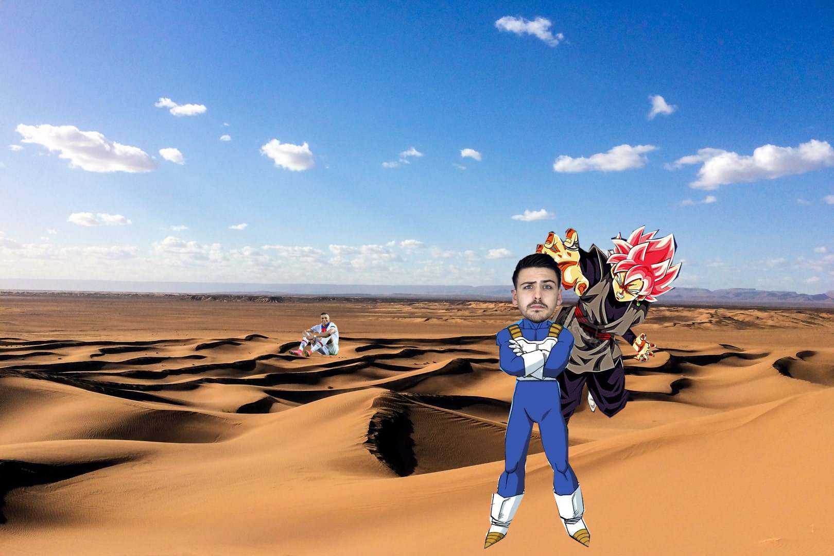 attraper fait goku amixem joyca rigole et red tete se box la regarde mbappe par black